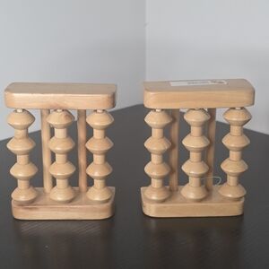 Natural Wood Foot Roller Massager -